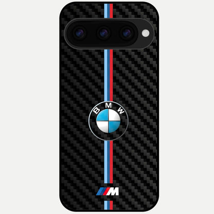  BMW Pattern Glass Case For Google Pixel 11 Pro back cover – full design glossy printed glass finish