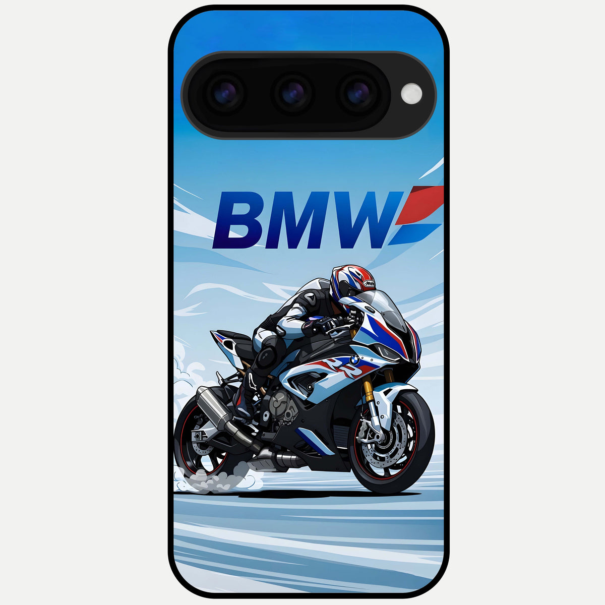  BMW Power Drift Glass Case For Google Pixel 11 Pro back cover – full design glossy printed glass finish