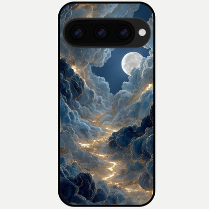 Celestial Cloud Road Glass Case For Google Pixel 11 Pro back cover – full design glossy printed glass finish