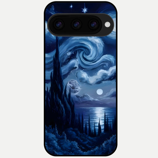  Celestial Dream Van Gogh Glass Case For Google Pixel 11 Pro back cover – full design glossy printed glass finish