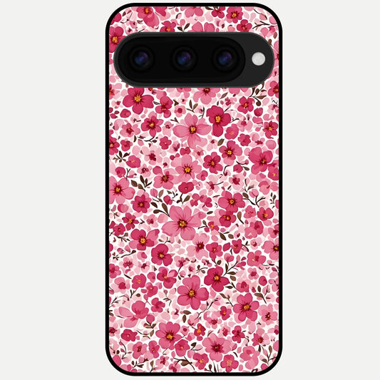  Cherry Blossom Charm Glass Case For Google Pixel 11 Pro back cover – full design glossy printed glass finish