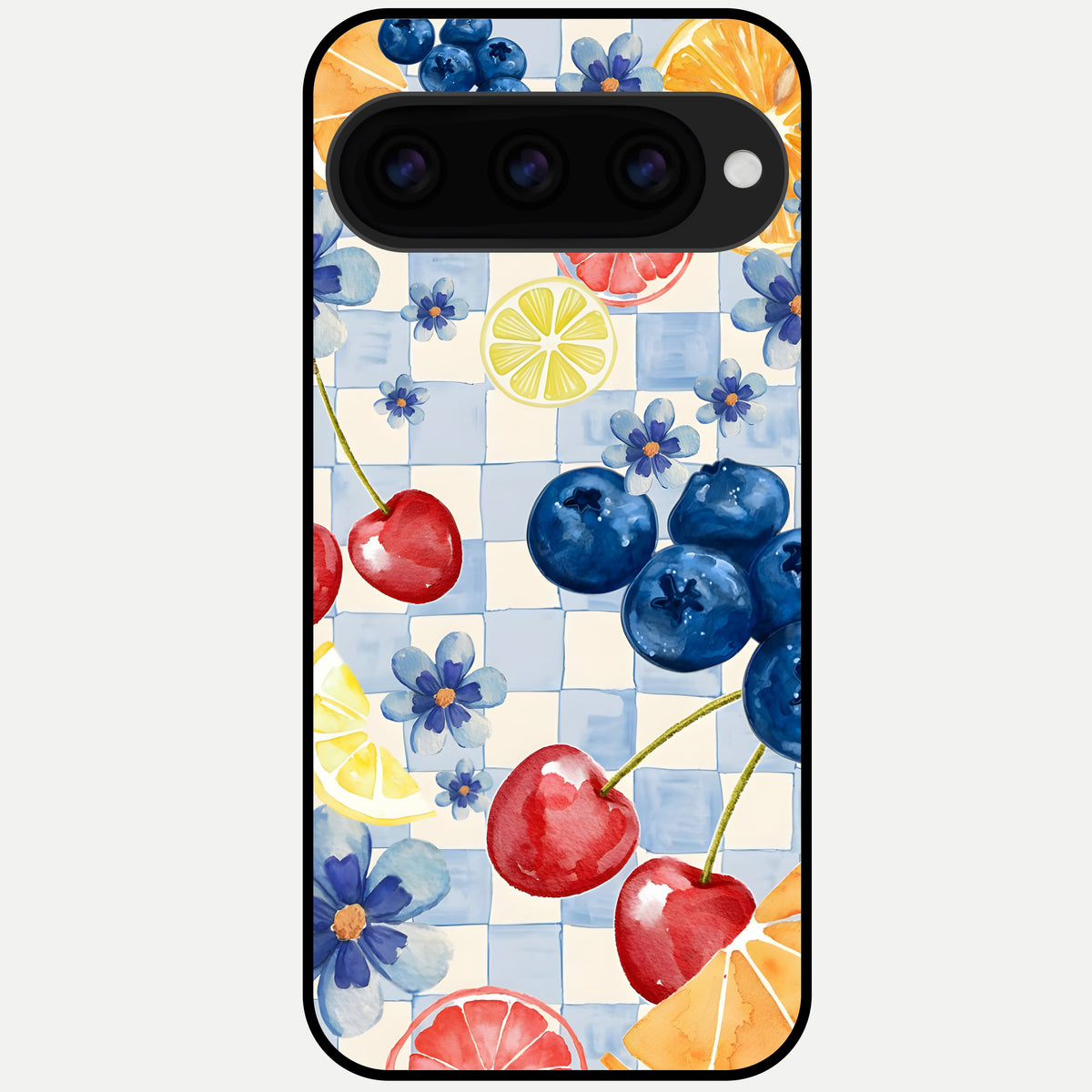  Citrus Bloom Joy Glass Case For Google Pixel 11 Pro back cover – full design glossy printed glass finish