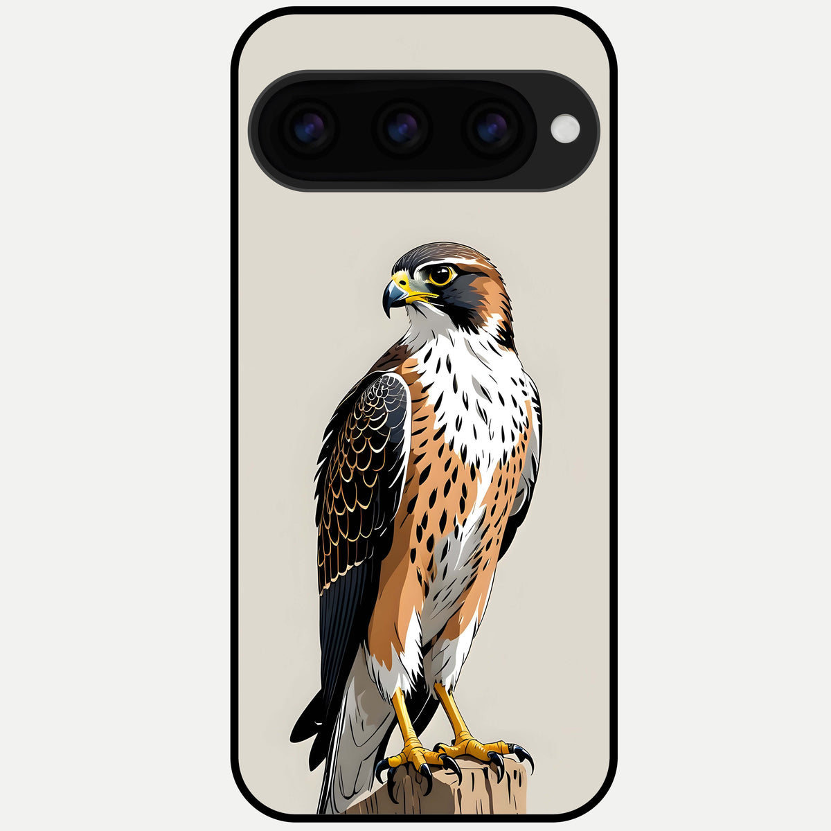  Clever Eagle Glass Case For Google Pixel 11 Pro back cover – full design glossy printed glass finish