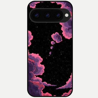  Cosmic Cloud Journey Glass Case For Google Pixel 11 Pro back cover – full design glossy printed glass finish