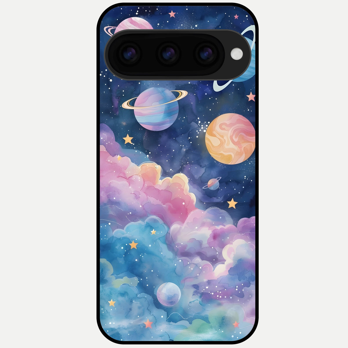  Cosmic Planet Dreams Glass Case For Google Pixel 11 Pro back cover – full design glossy printed glass finish