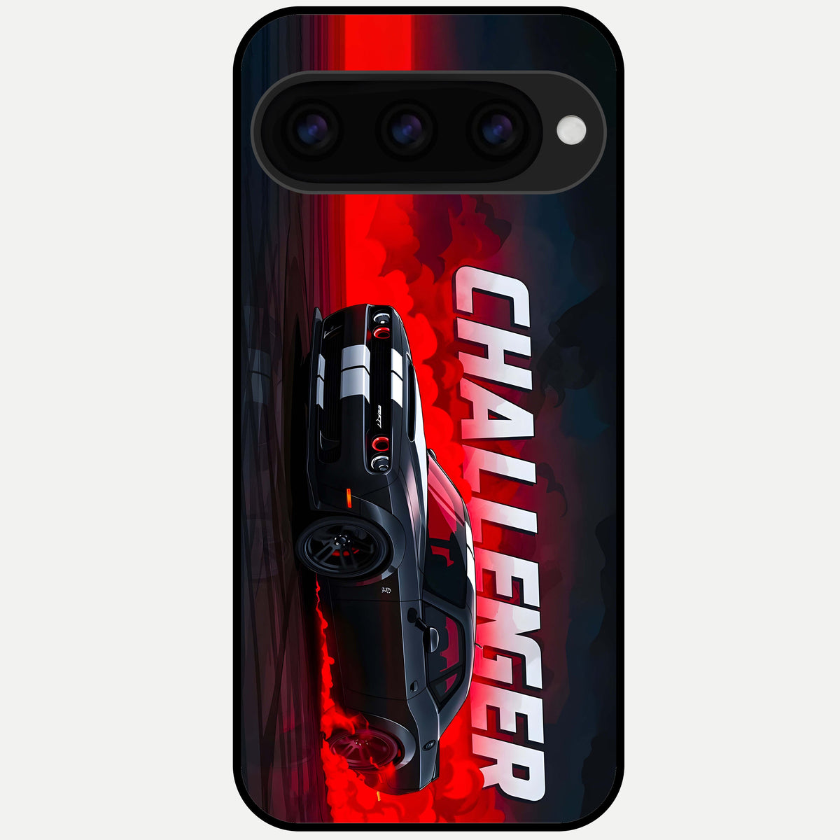  Crimson Challenger Fury Glass Case For Google Pixel 11 Pro back cover – full design glossy printed glass finish