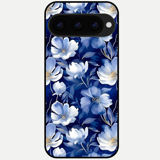  Cute Floral Patterns Glass Case For Google Pixel 11 Pro back cover – full design glossy printed glass finish