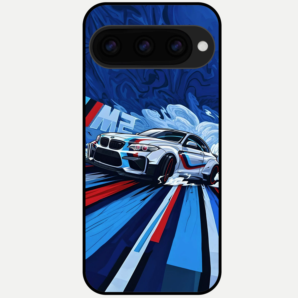  Drift Power Rush Glass Case For Google Pixel 11 Pro back cover – full design glossy printed glass finish