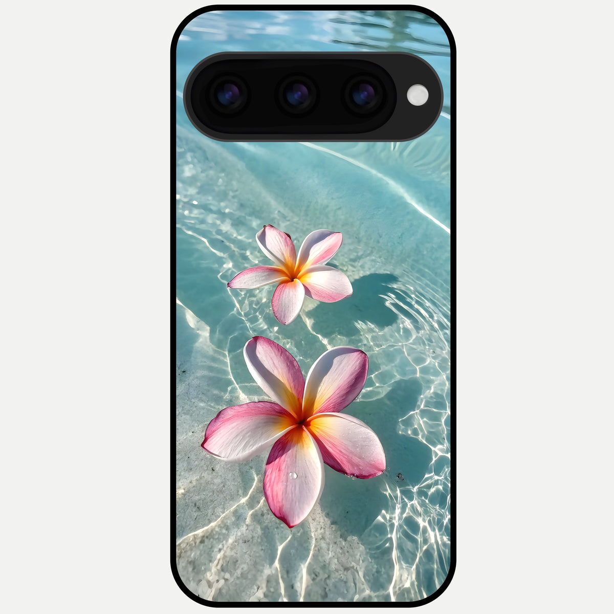 Floating Bloom Bliss Glass Case For Google Pixel 11 Pro back cover – full design glossy printed glass finish