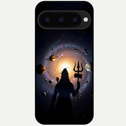  Galactic Shiva Vision Glass Case For Google Pixel 11 Pro back cover – full design glossy printed glass finish