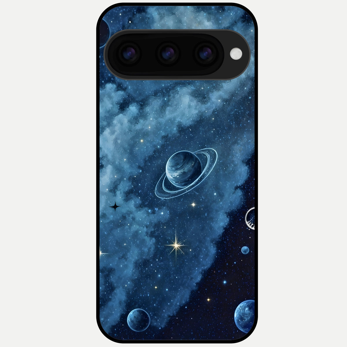  Galaxy Dream Space Glass Case For Google Pixel 11 Pro back cover – full design glossy printed glass finish