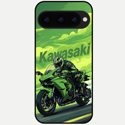  Greenery Sky Glass Case For Google Pixel 11 Pro back cover – full design glossy printed glass finish
