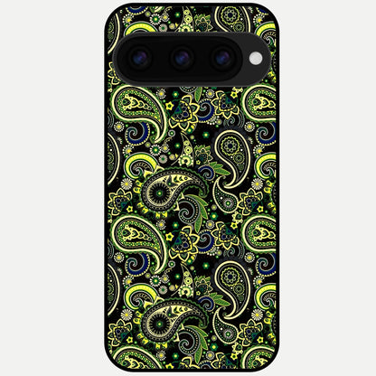  Green Lemon Glass Case For Google Pixel 11 Pro back cover – full design glossy printed glass finish