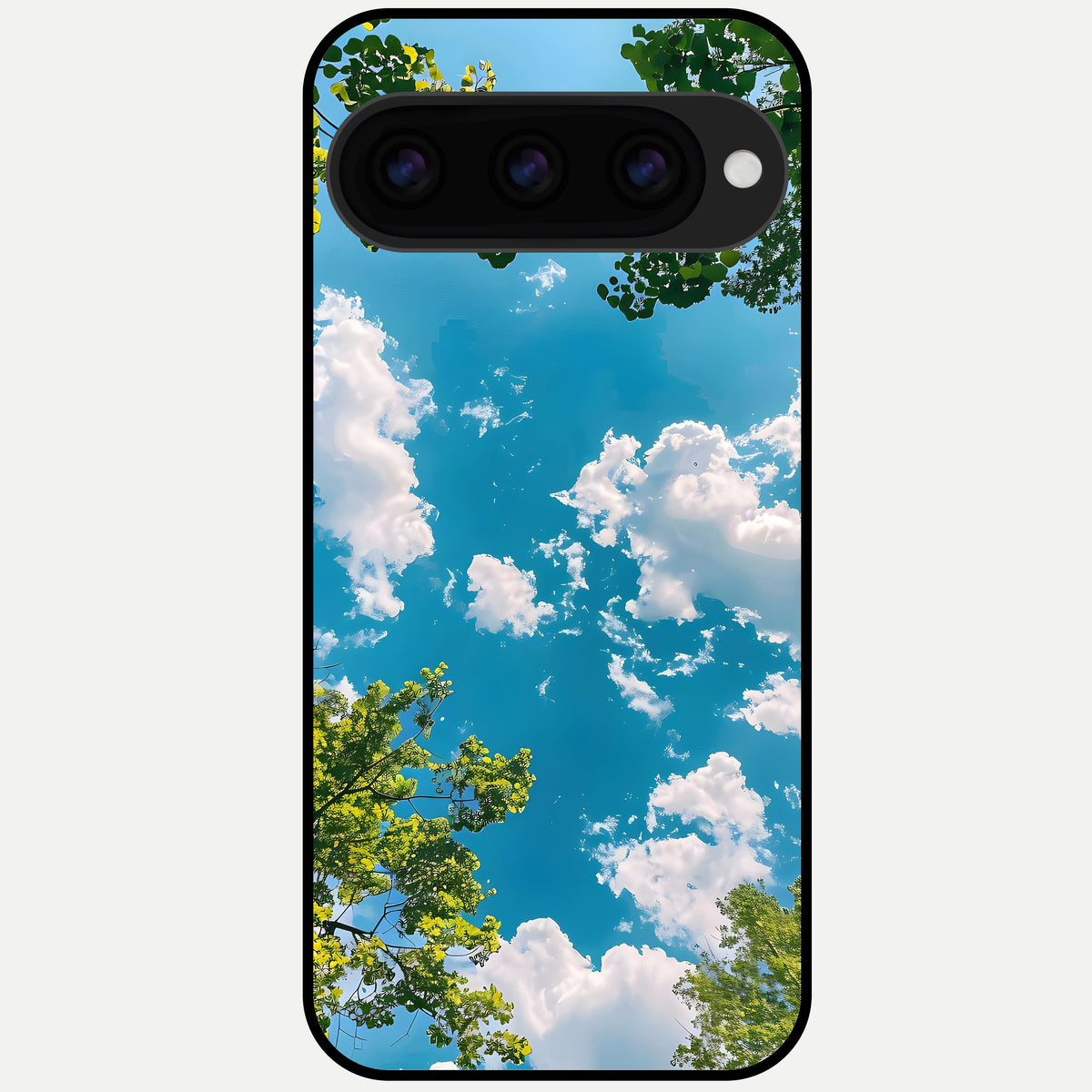  Green Moon Energy Glass Case For Google Pixel 11 Pro back cover – full design glossy printed glass finish