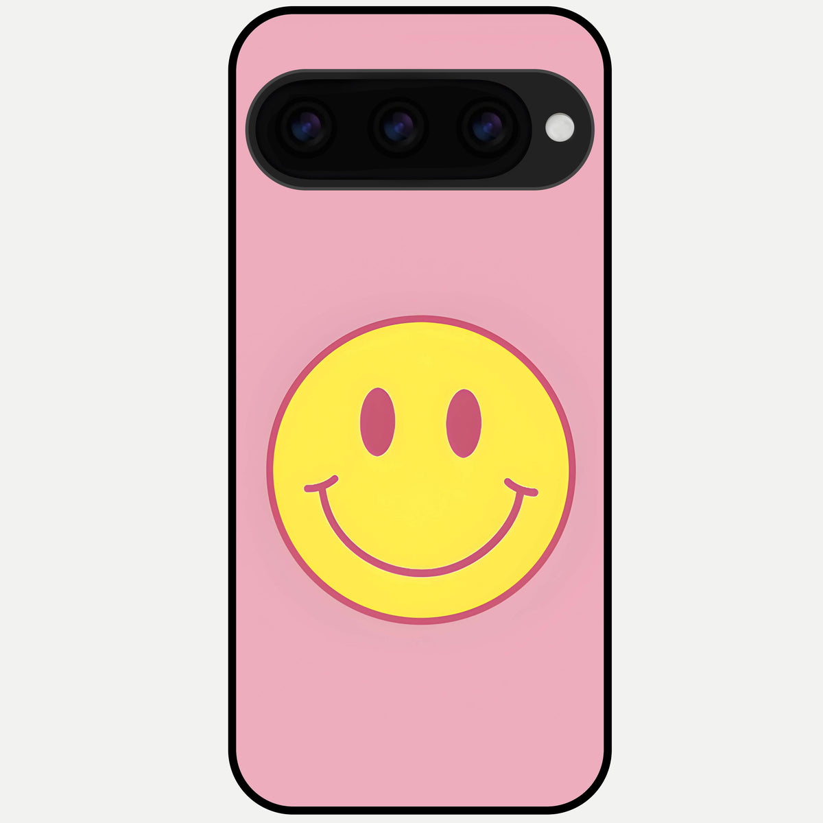  Happy Pink Mood Glass Case For Google Pixel 11 Pro back cover – full design glossy printed glass finish