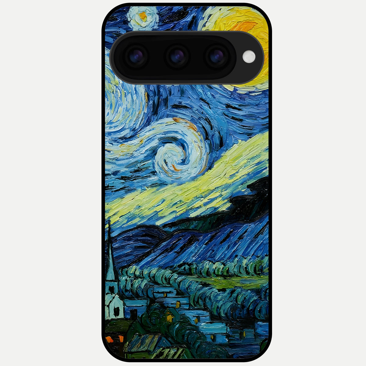  Inspired Van Gogh Art Glass Case For Google Pixel 11 Pro back cover – full design glossy printed glass finish