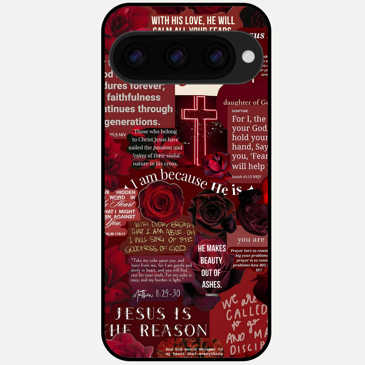  Jesus Love Heals Glass Case For Google Pixel 11 Pro back cover – full design glossy printed glass finish