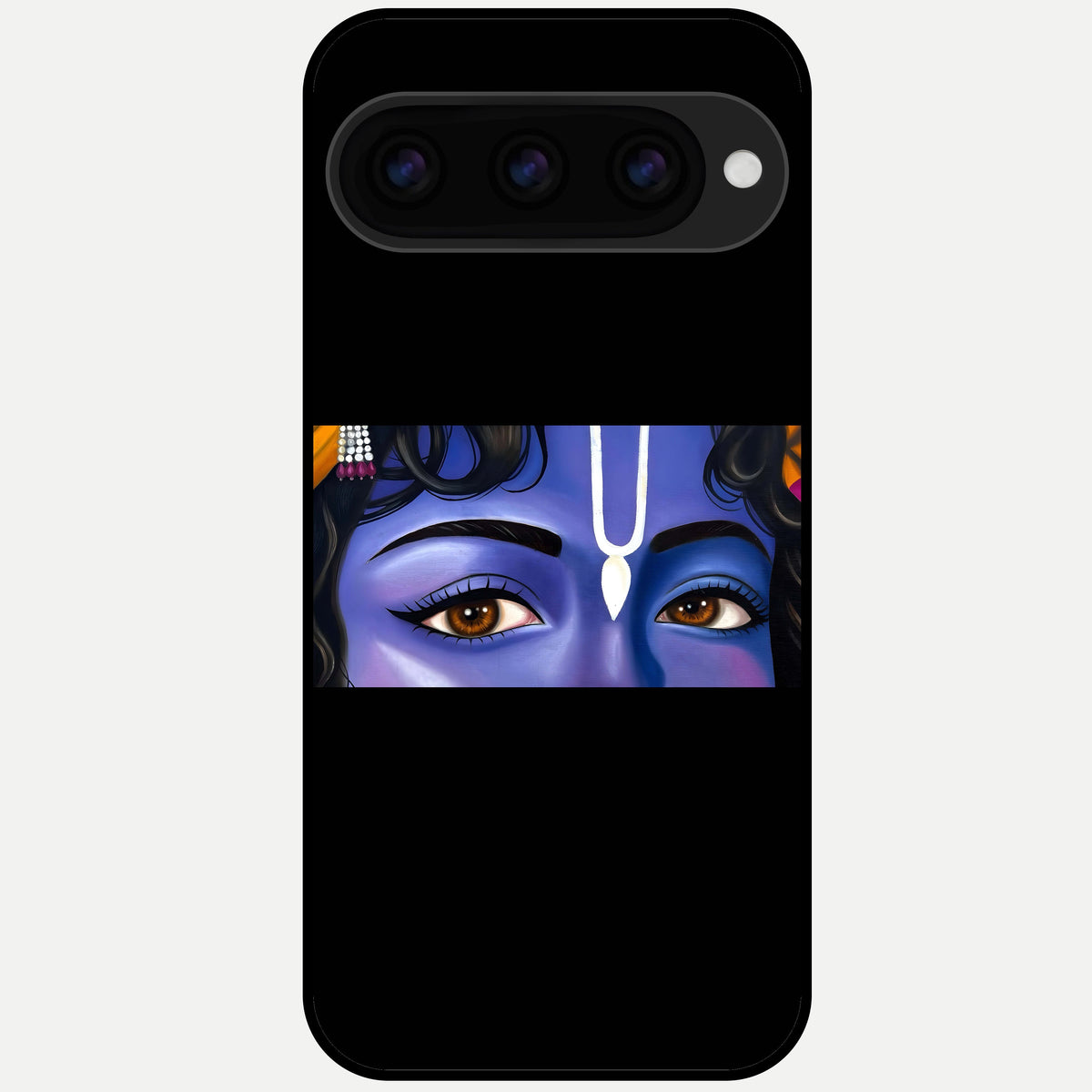  Krishna Eye Glass Case For Google Pixel 11 Pro back cover – full design glossy printed glass finish