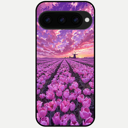  Lavender Dream Skies Glass Case For Google Pixel 11 Pro back cover – full design glossy printed glass finish