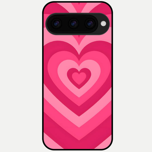  Layered Love Hearts Glass Case For Google Pixel 11 Pro back cover – full design glossy printed glass finish