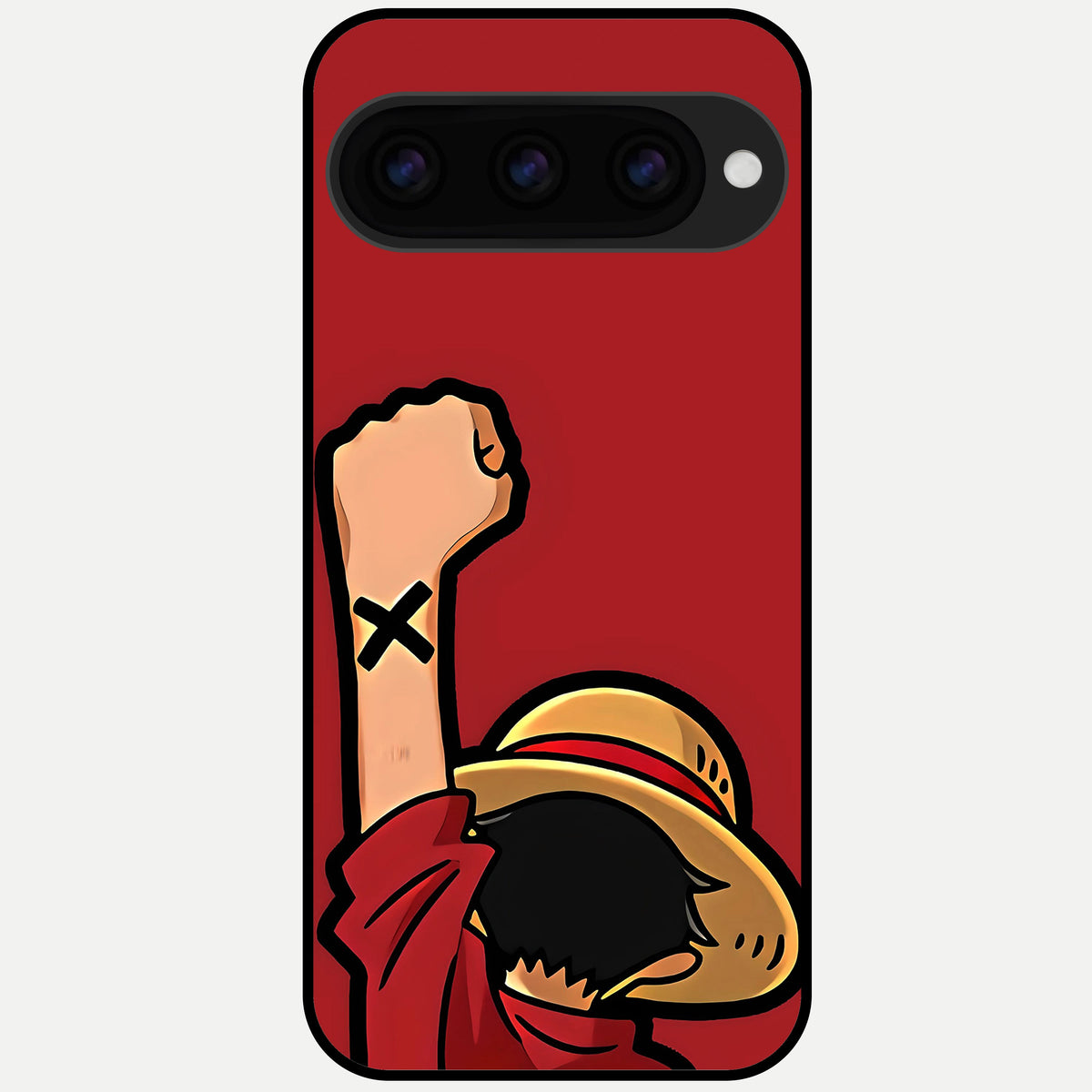  Luffy X Spirit Glass Case For Google Pixel 11 Pro back cover – full design glossy printed glass finish
