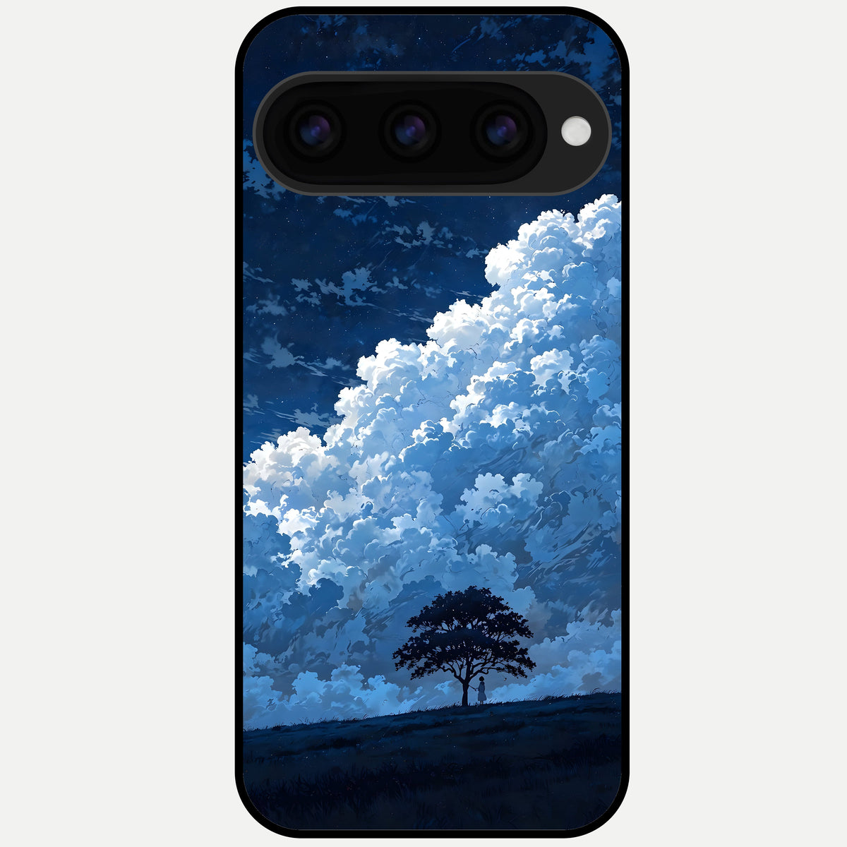  Midnight Sky Serenity Glass Case For Google Pixel 11 Pro back cover – full design glossy printed glass finish