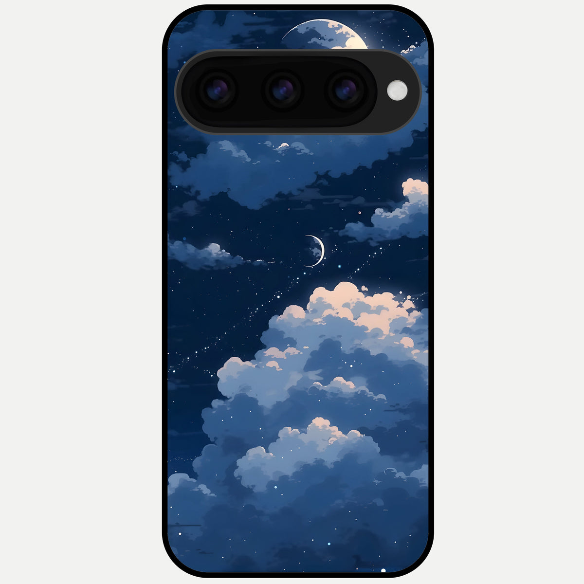  Moon Dream Haze Glass Case For Google Pixel 11 Pro back cover – full design glossy printed glass finish