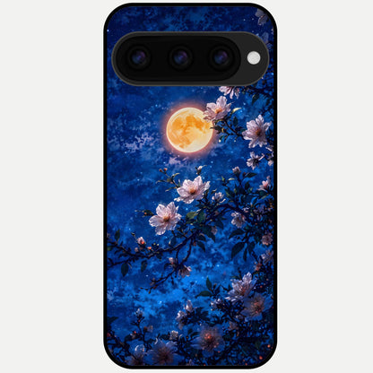  Moonlit Blossoms Night Glass Case For Google Pixel 11 Pro back cover – full design glossy printed glass finish