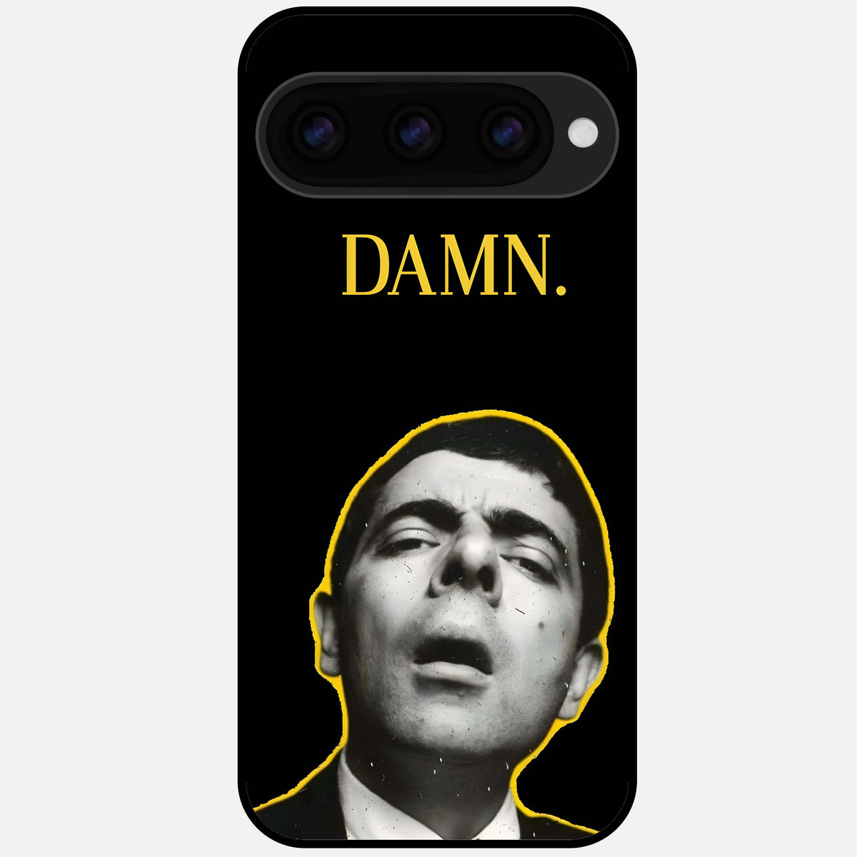  Mr Bean Damn Glass Case For Google Pixel 11 Pro back cover – full design glossy printed glass finish