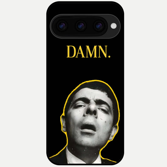  Mr Bean Damn Glass Case For Google Pixel 11 Pro back cover – full design glossy printed glass finish