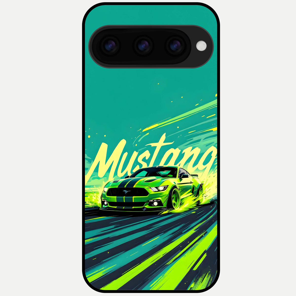 Mustang Bang Glass Case For Google Pixel 11 Pro back cover – full design glossy printed glass finish