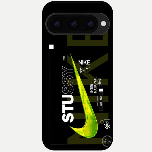  Neon Street Edition Glass Case For Google Pixel 11 Pro back cover – full design glossy printed glass finish