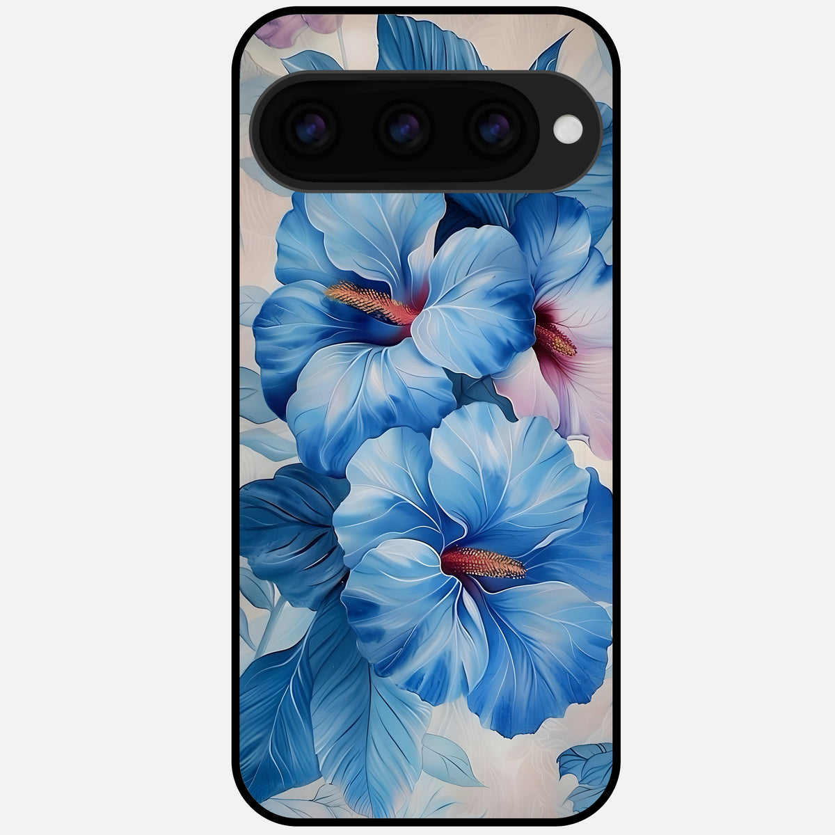  Ocean Hibiscus Grace Glass Case For Google Pixel 11 Pro back cover – full design glossy printed glass finish