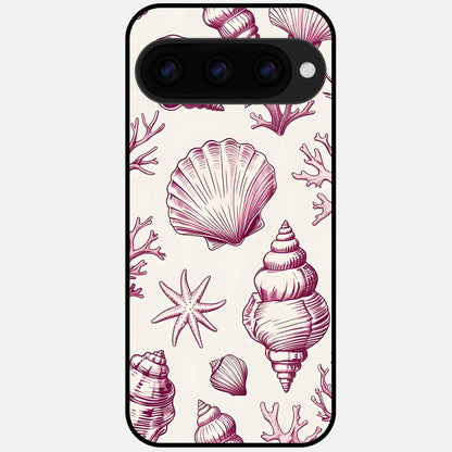  Pink Power Sparks Glass Case For Google Pixel 11 Pro back cover – full design glossy printed glass finish
