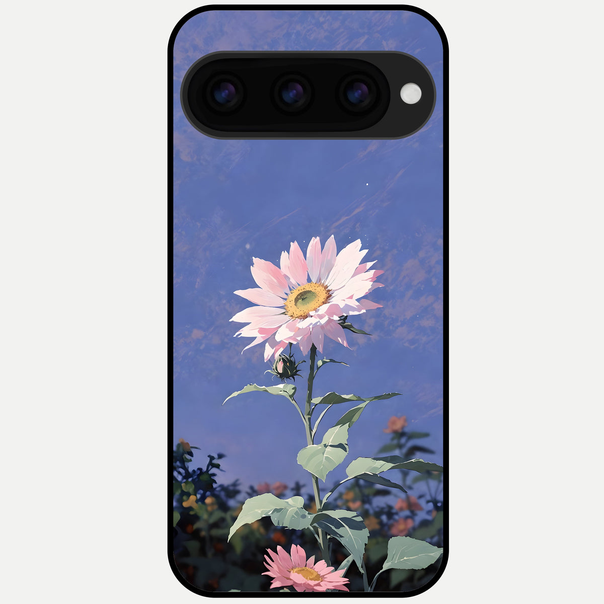  Pink Shells Outline Glass Case For Google Pixel 11 Pro back cover – full design glossy printed glass finish