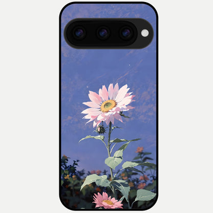  Pink Shells Outline Glass Case For Google Pixel 11 Pro back cover – full design glossy printed glass finish