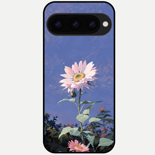  Pink Shells Outline Glass Case For Google Pixel 11 Pro back cover – full design glossy printed glass finish