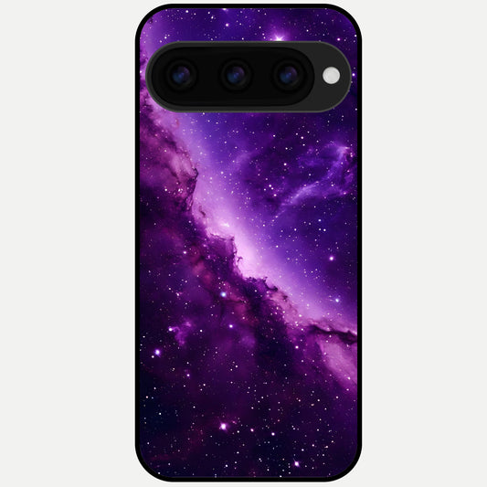  Purple Shade Sky Glass Case For Google Pixel 11 Pro back cover – full design glossy printed glass finish