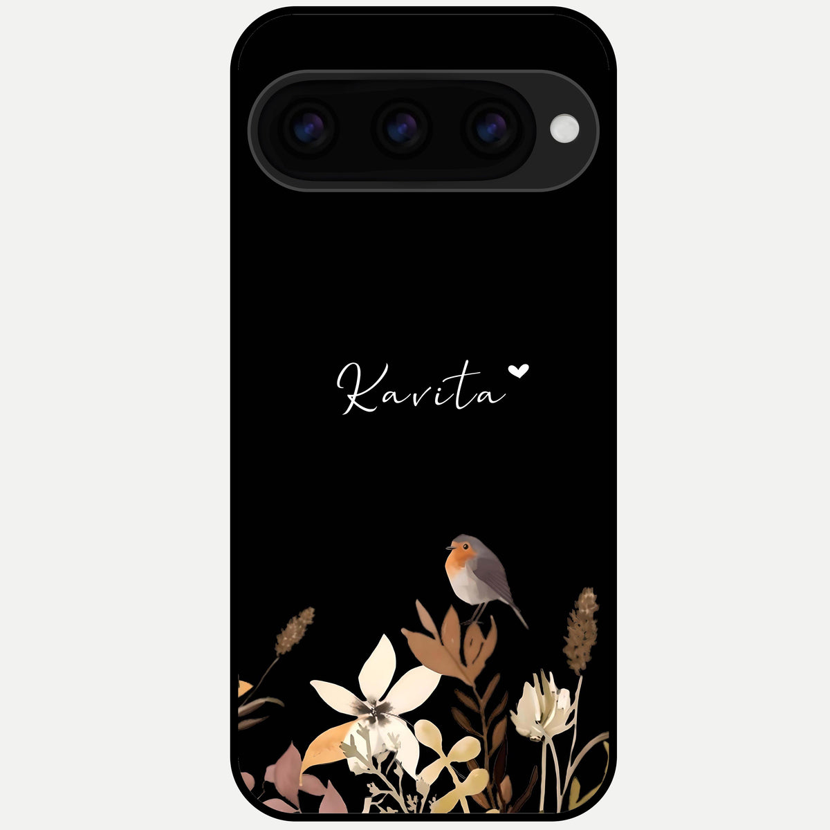  Quiet Garden Tune Custom Name Glass Case For Google Pixel 11 Pro back cover – full design glossy printed glass finish