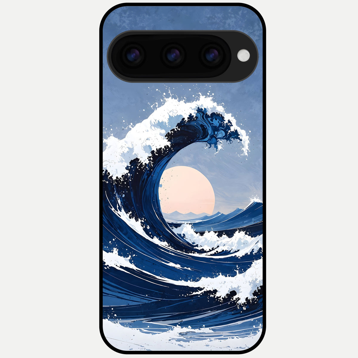  Rising Tide Power Glass Case For Google Pixel 11 Pro back cover – full design glossy printed glass finish