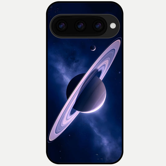  Saturn Ring Mystique Glass Case For Google Pixel 11 Pro back cover – full design glossy printed glass finish