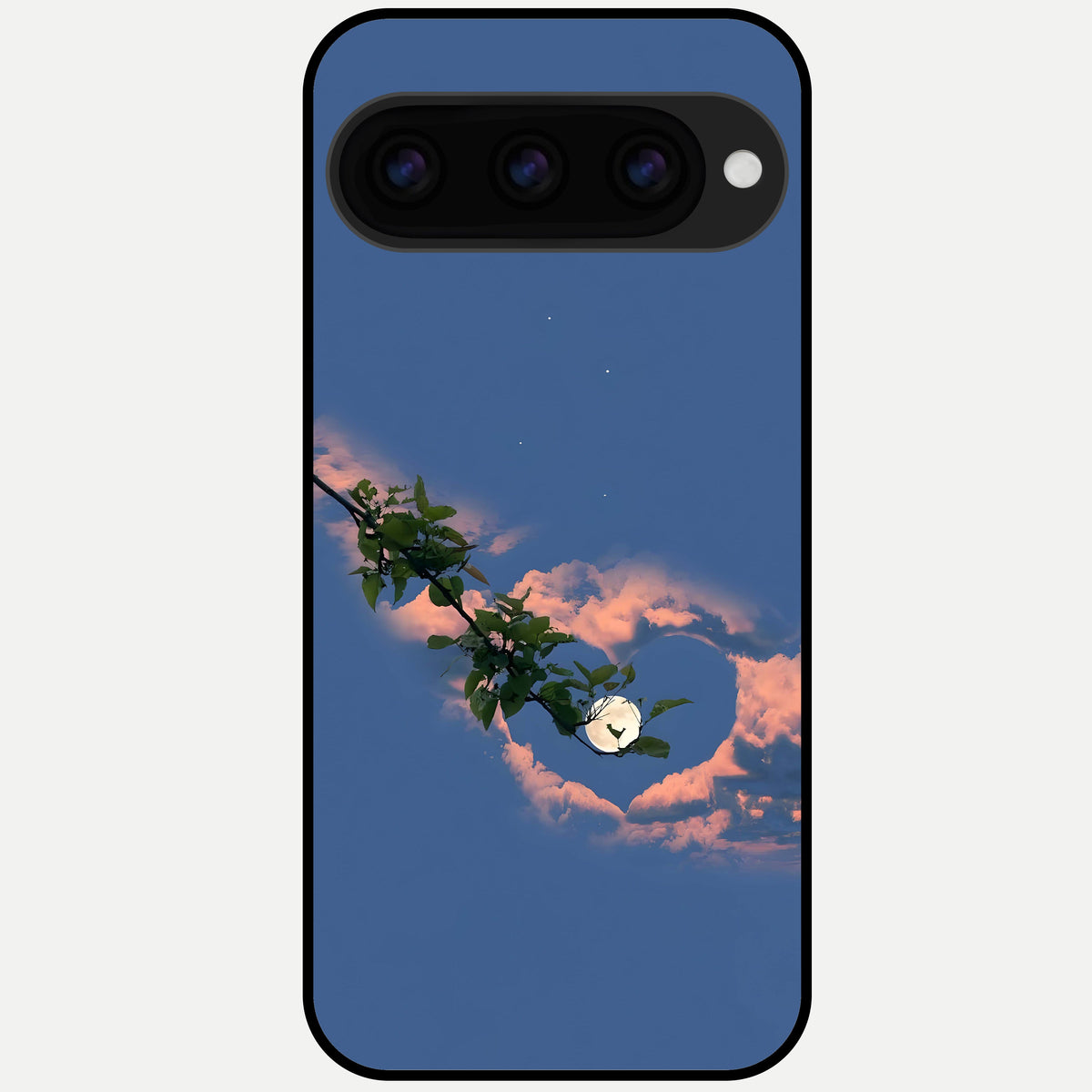  Sky Under Tree Glass Case For Google Pixel 11 Pro back cover – full design glossy printed glass finish