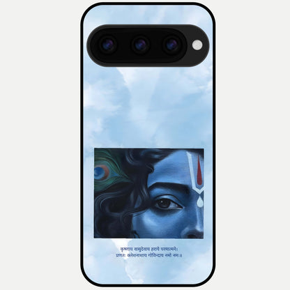  Spiritual Krishna Glass Case For Google Pixel 11 Pro back cover – full design glossy printed glass finish