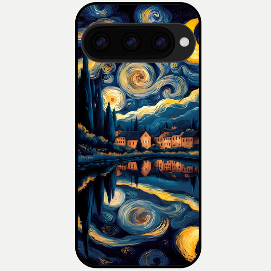  Starry Sky Serenity Glass Case For Google Pixel 11 Pro back cover – full design glossy printed glass finish