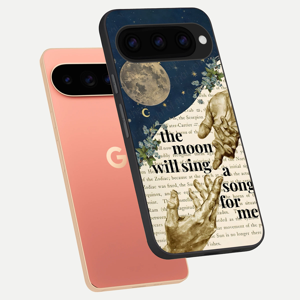  Aesthetic Divine phone case For Google Pixel 11 Pro XL showing premium glass back cover with detailed artwork