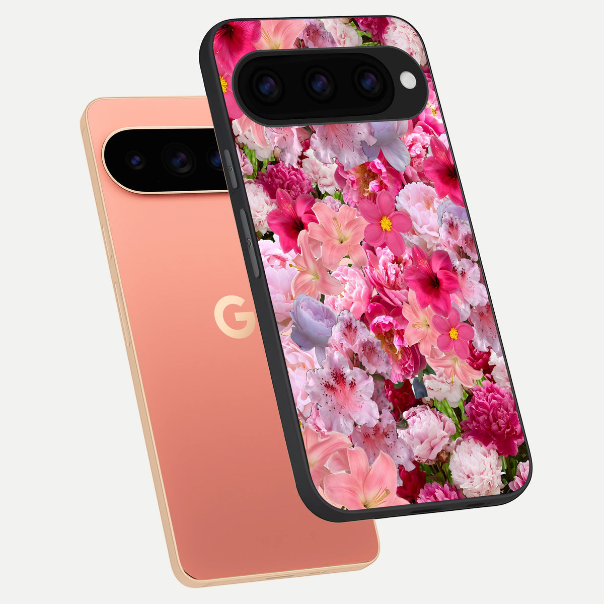  Bloom Crush Fantasy phone case For Google Pixel 11 Pro XL showing premium glass back cover with detailed artwork
