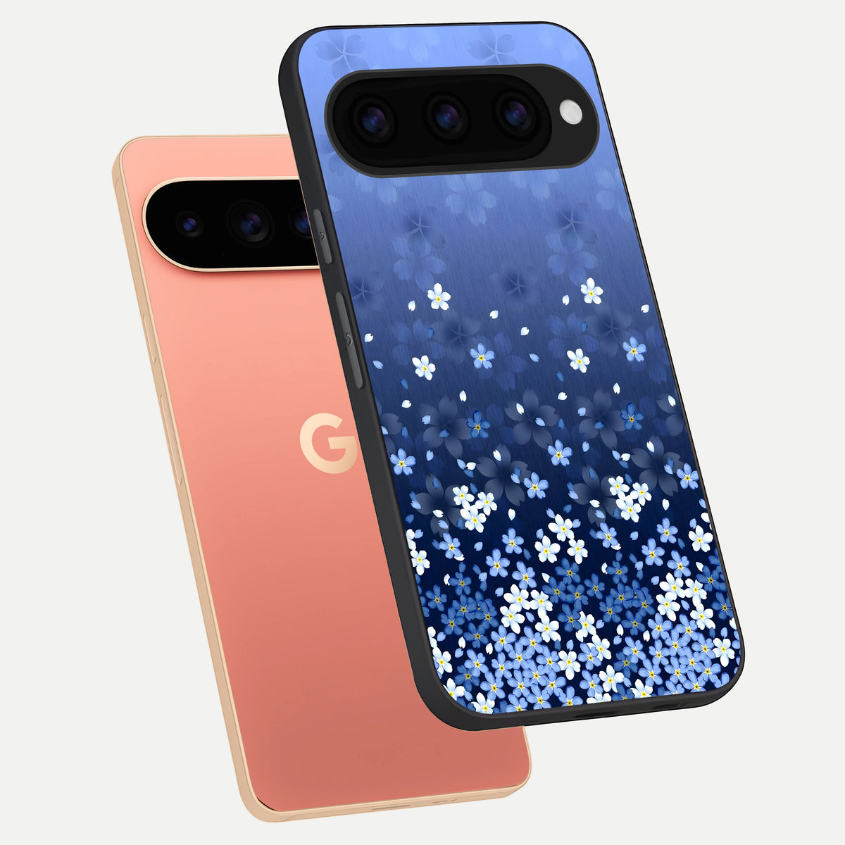  Blue Starry phone case For Google Pixel 11 Pro XL showing premium glass back cover with detailed artwork