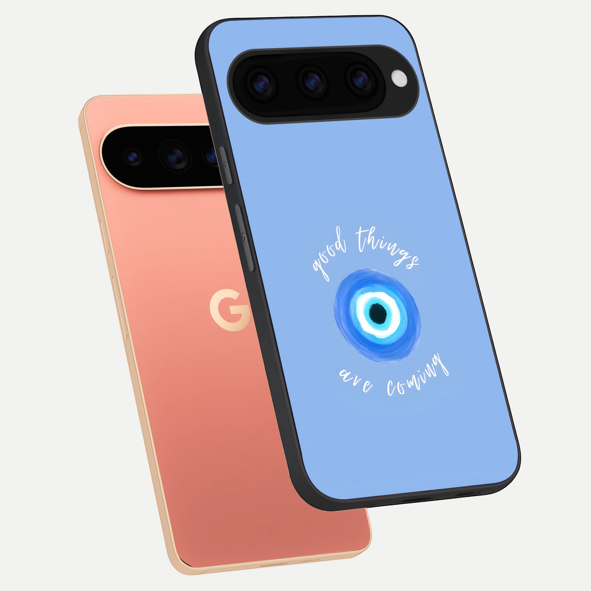  Bright Future Ahead phone case For Google Pixel 11 Pro XL showing premium glass back cover with detailed artwork