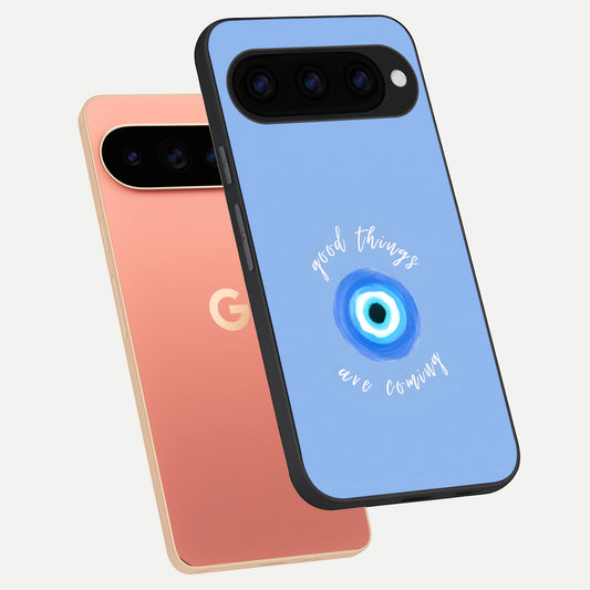 Bright Future Ahead phone case For Google Pixel 11 Pro XL showing premium glass back cover with detailed artwork