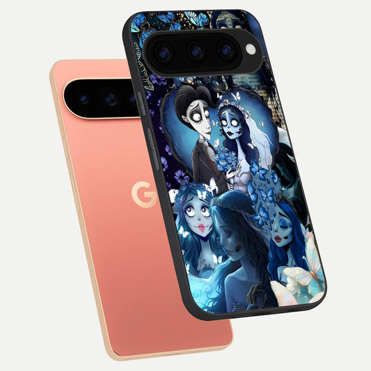  Butterfly Ghost Soul phone case For Google Pixel 11 Pro XL showing premium glass back cover with detailed artwork